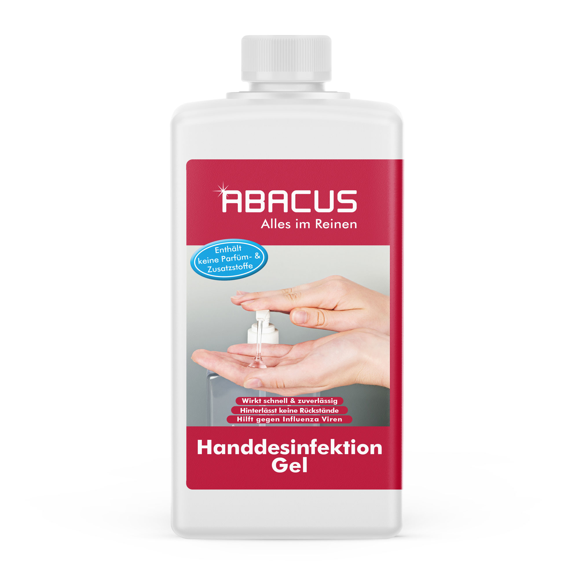 Desinfektionsmittel, Desinfektion, Handdesinfektion, Handdesinfektion Gel, 1000 ml Euroflasche